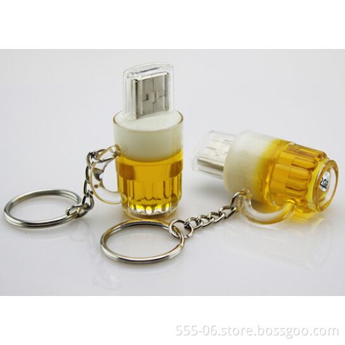 Cup Shape USB Memory Disk 4GB 3D soft pvc promo usb drive